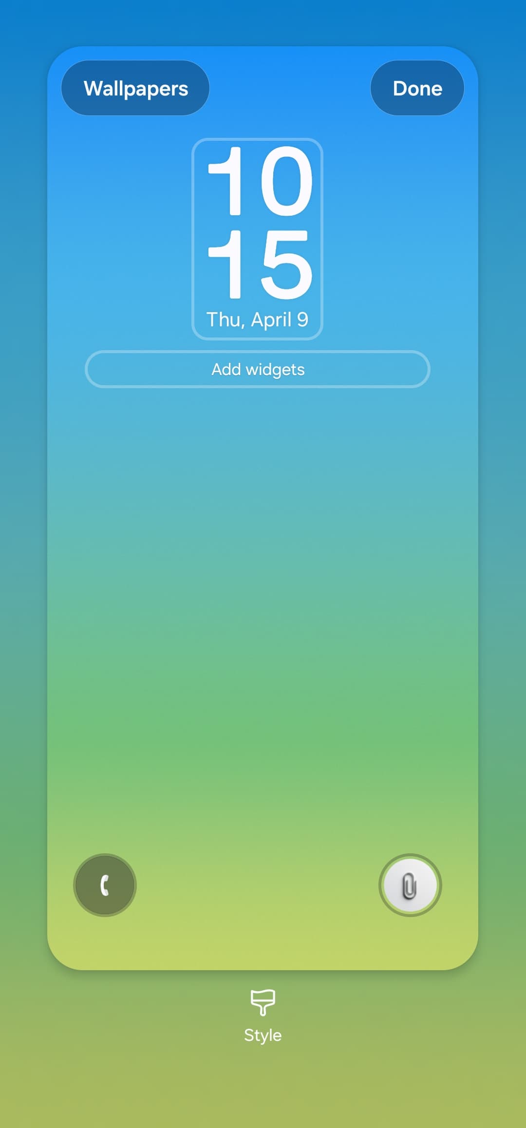 Android 잠금 화면 사용자화 1