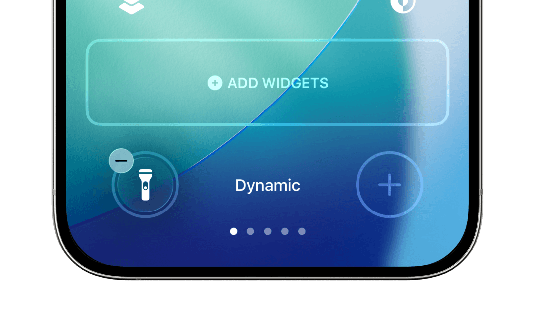 잠금 화면 길게 눌러 사용자화 진입